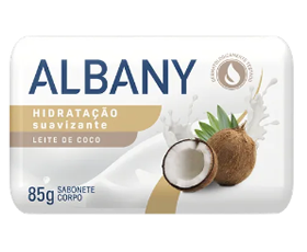 Sabonete Albany Hidratação Suavizante Branco 85g